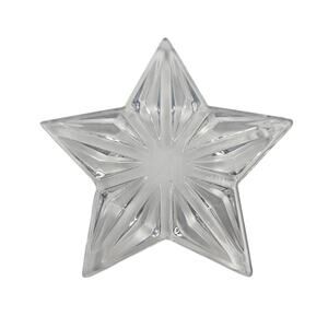 Vintage Princess House Crystal Star Ornament NIB, Vintage holiday ornament 1990s